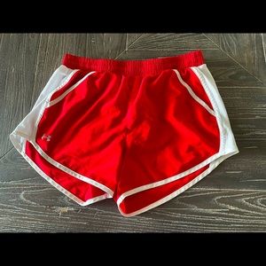 Under Armour Red and white shorts
